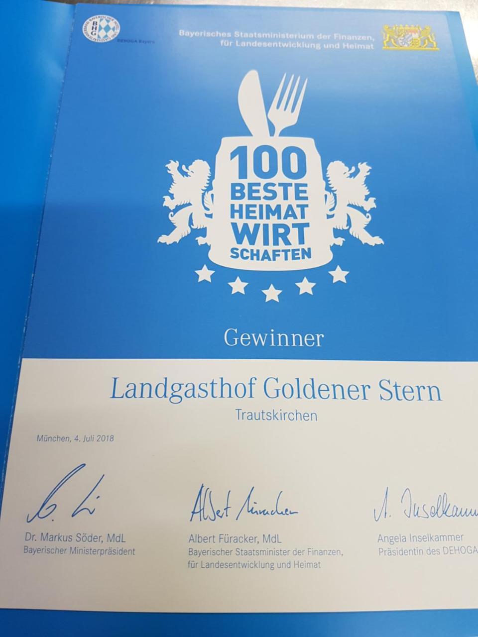 Landhotel Goldener Stern Trautskirchen Dış mekan fotoğraf